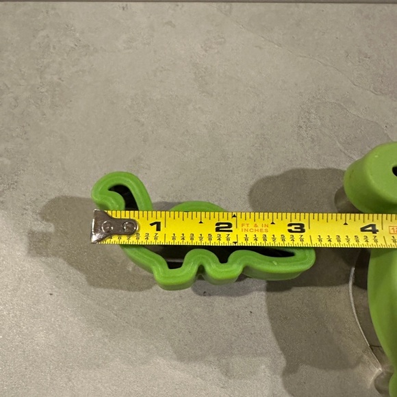 Set Of 2 Dinosaur cookie cutter metal plastic grip - Picture 5 of 5